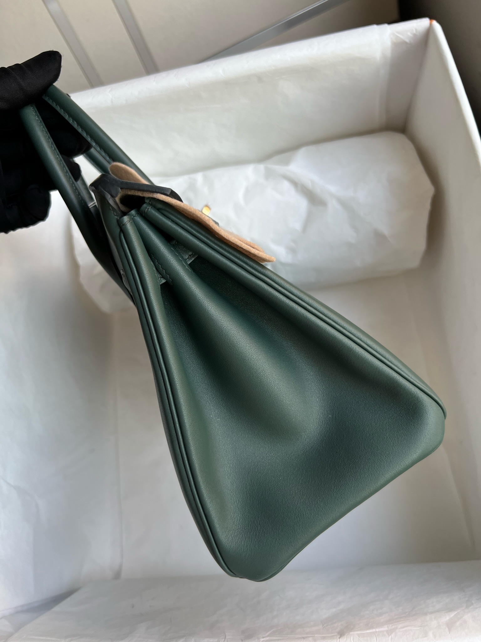 에르메스 버킨백25 사이프러스 그린 금장